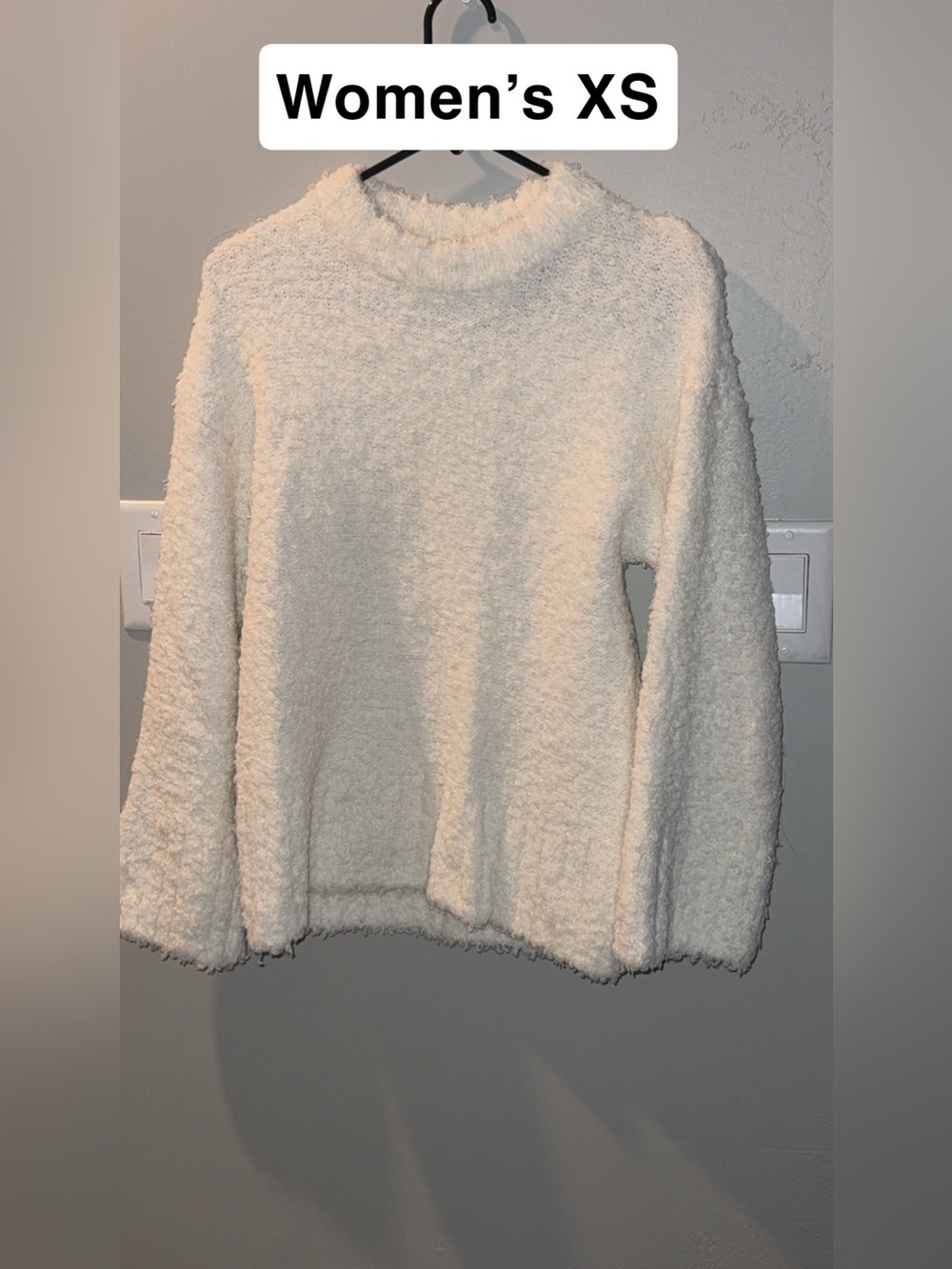 Cozy Cream Women’s Plush Pullover Sweater
